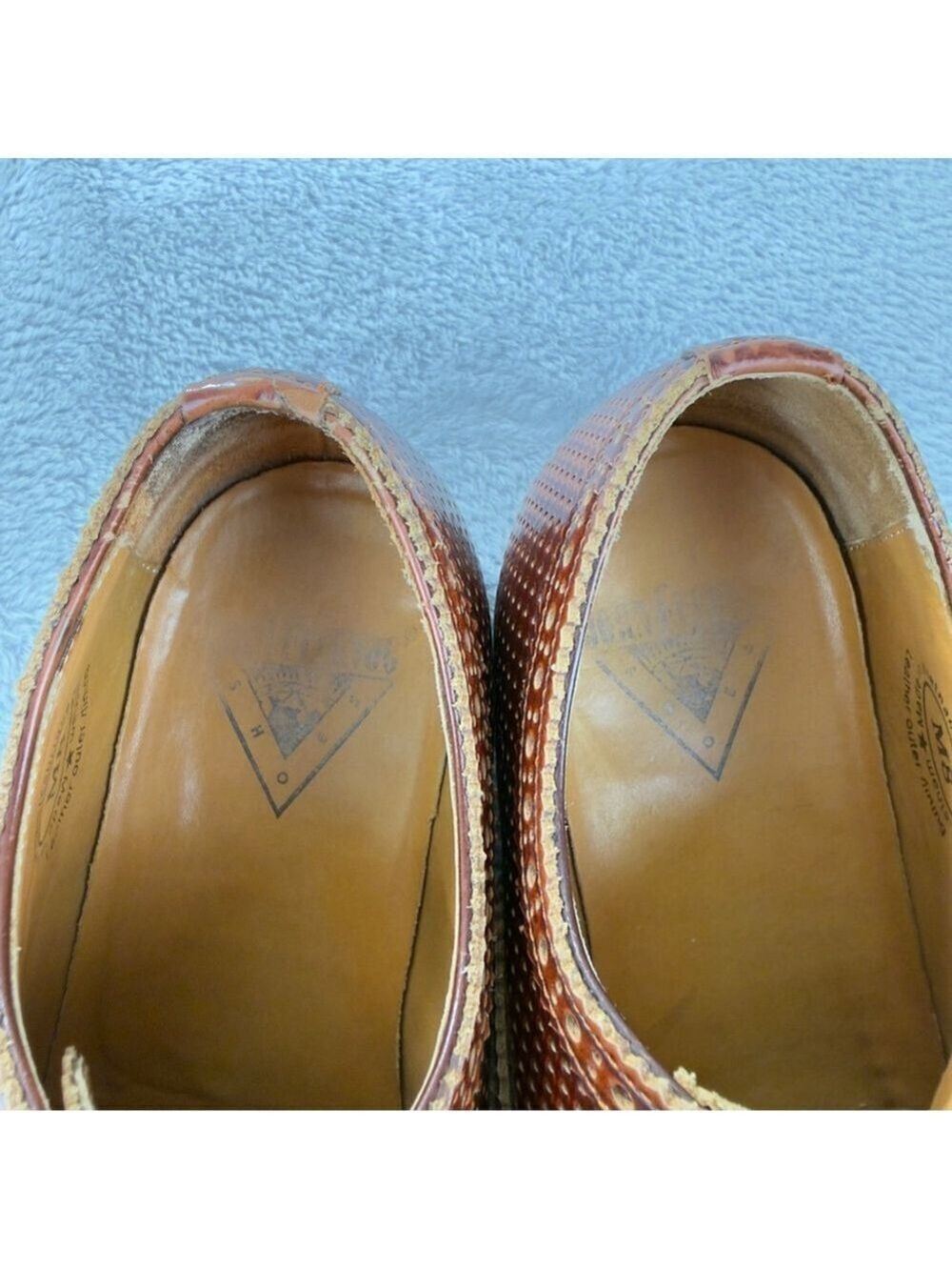 John Fluevog Men's Sz 8 US The Gateways Brandenburg Oxford brogue shoes brown - Picture 13 of 13